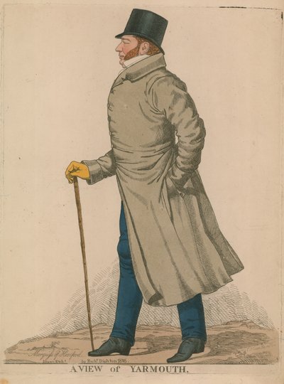 Francis Charles Seymour-Conway, 3e marquis de Hertford; Vue de Yarmouth - Richard Dighton
