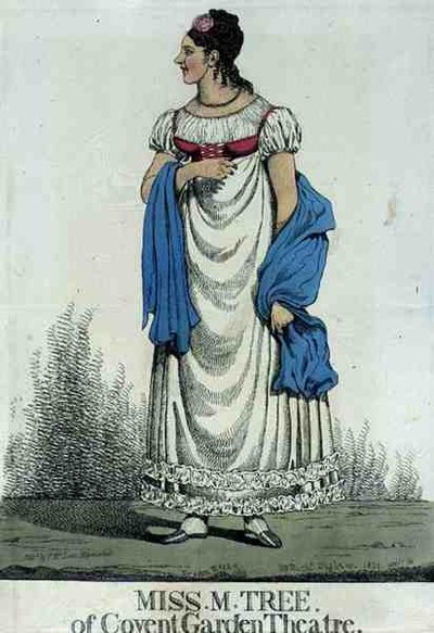 Miss M. Tree du Théâtre de Covent Garden, pub. par Thomas McLean - Richard Dighton