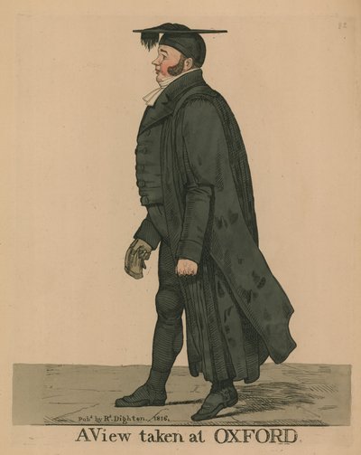 M. Smith; Une vue prise à Oxford - Richard Dighton