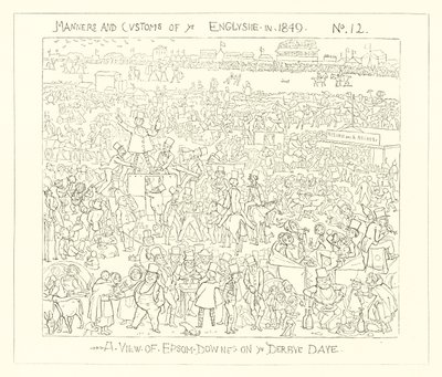 1849, Une vue des Downs d