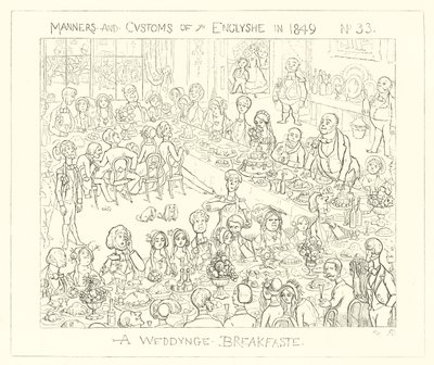 1849, Un petit-déjeuner de mariage - Richard Doyle