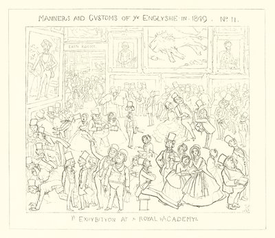 1849, Une exposition à la Royal Academy - Richard Doyle