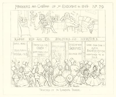 1849, Les astuces du commerce londonien - Richard Doyle