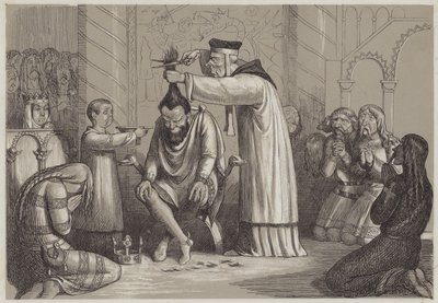 Traitement barbare de Henri I par un évêque normand - Richard Doyle