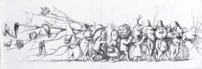 Visiteurs français à la Grande Exposition, 1851 - Richard Doyle
