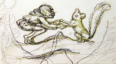 Gobelin et Écureuil - Richard Doyle