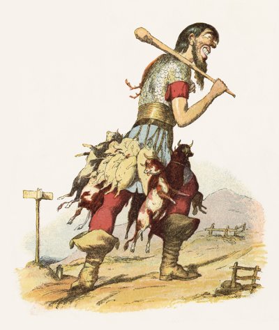 Illustration pour Jack le tueur de géants - Richard Doyle
