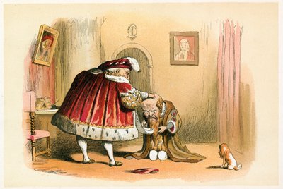 Le roi Henri VIII et un membre du Parlement - Richard Doyle