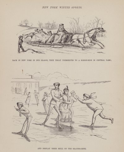 Page du Tour américain de Messieurs Brown, Jones et Robinson (gravure) - Richard Doyle