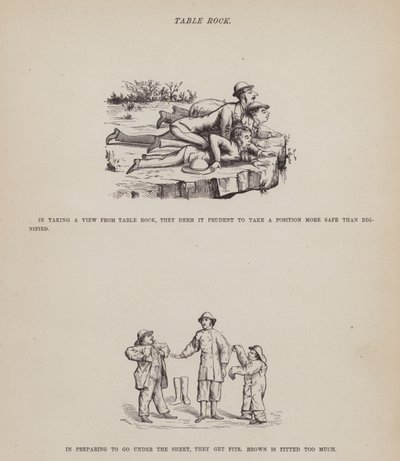 Page de The American Tour of Messrs Brown, Jones and Robinson (gravure) - Richard Doyle