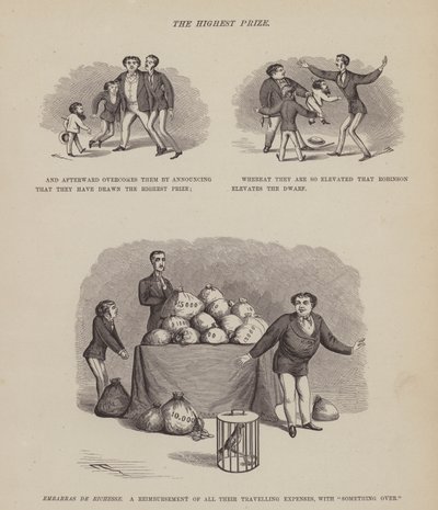 Page du Tour américain de Messieurs Brown, Jones et Robinson - Richard Doyle