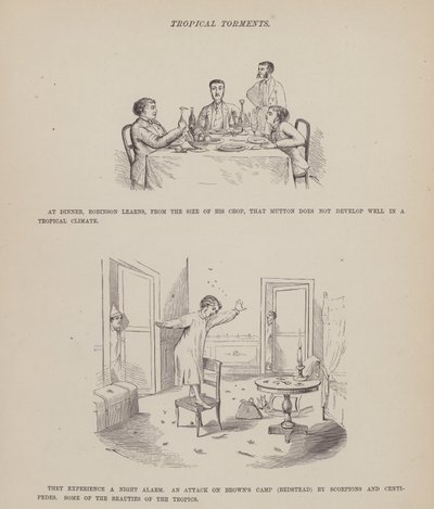 Page du Tour américain de Messieurs Brown, Jones et Robinson - Richard Doyle