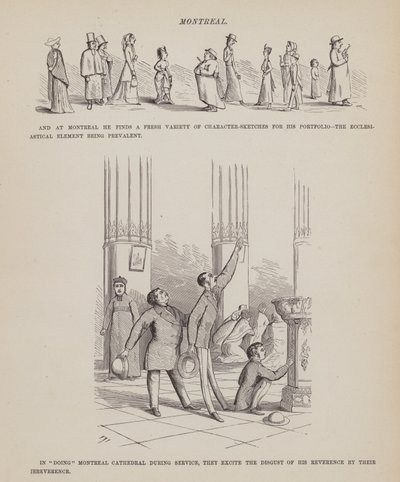 Page de La tournée américaine de Messieurs Brown, Jones et Robinson (gravure) - Richard Doyle