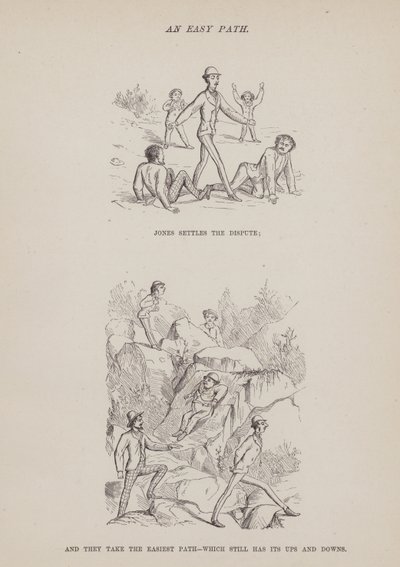 Page de La tournée américaine de Messieurs Brown, Jones et Robinson (gravure) - Richard Doyle