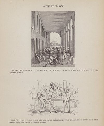Page de La tournée américaine de Messieurs Brown, Jones et Robinson (gravure) - Richard Doyle