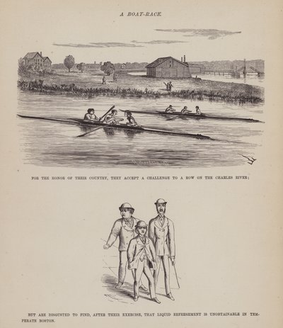 Page de La tournée américaine de Messieurs Brown, Jones et Robinson (gravure) - Richard Doyle