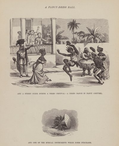 Page du Tour américain de Messieurs Brown, Jones et Robinson (gravure) - Richard Doyle