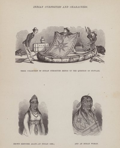 Page du Tour Américain de Messieurs Brown, Jones et Robinson (gravure) - Richard Doyle