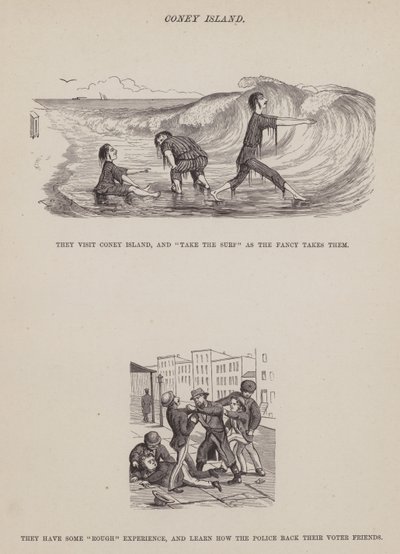 Page du Tour Américain de Messieurs Brown, Jones et Robinson (gravure) - Richard Doyle