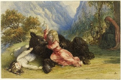 Blanche-Neige et Rouge-Rose - Richard Doyle