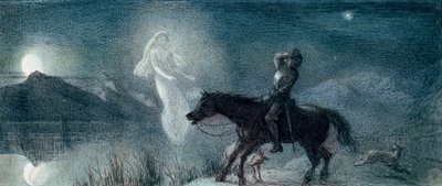 Le Chevalier et le Spectre, inédit - Richard Doyle