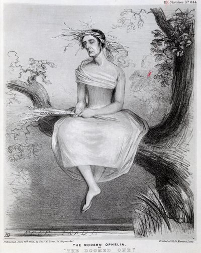 La moderne Ophélie, ou La Condamnée - Richard Doyle