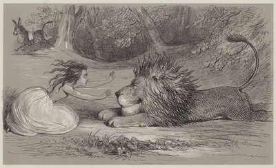 Una et le Lion - Richard Doyle