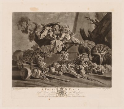 Une pièce de fruits, 1776 - Richard Earlom