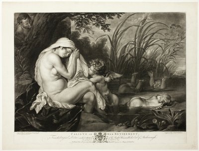Calisto dans sa retraite - Richard Earlom