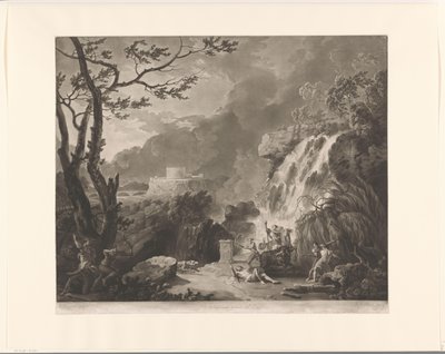 Paysage avec Méléagre et Atalante chassant le sanglier de Calydon - Richard Earlom