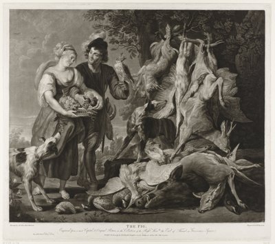 Portrait de Peter Paul Rubens et sa femme - Richard Earlom