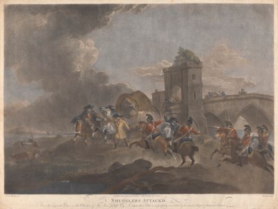 Contrebandiers attaqués - Richard Earlom