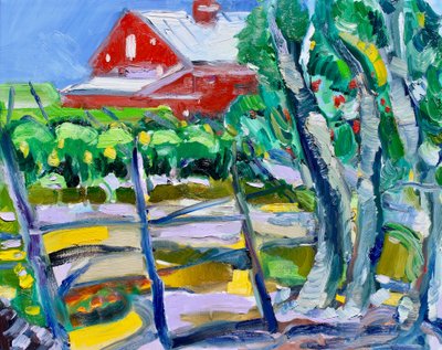 Eucalyptus et vignoble, Napa, 2019 - Richard Fox