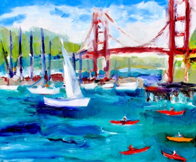 Pont du Golden Gate dans le brouillard - Richard Fox