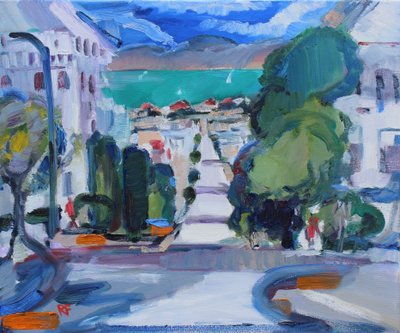 Pacific Heights vers la baie, 2019 - Richard Fox
