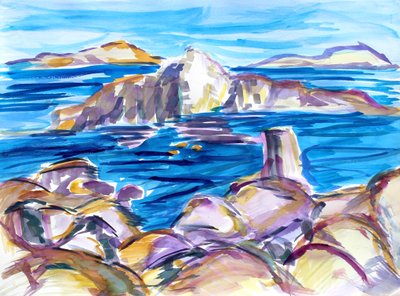 Rochers et reflets, 2019 - Richard Fox