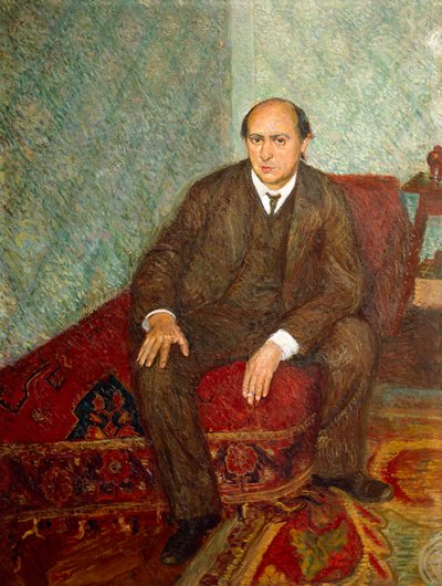 Autriche, Vienne, portrait du compositeur autrichien Arnold Schonberg (1874-1951) - Richard Gerstl