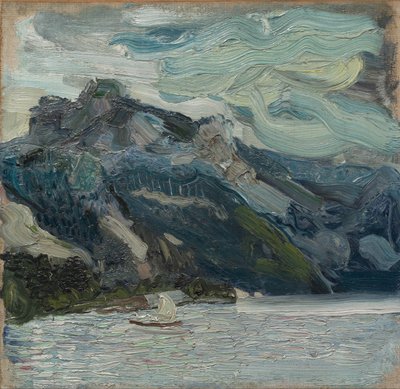 Lac Traun avec Montagne du Grec Endormi, 1907 - Richard Gerstl
