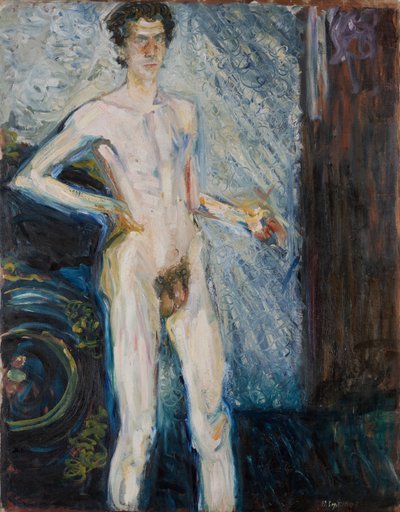 Autoportrait nu avec palette - Richard Gerstl