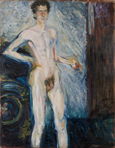 Autoportrait nu avec palette, 1908 - Richard Gerstl