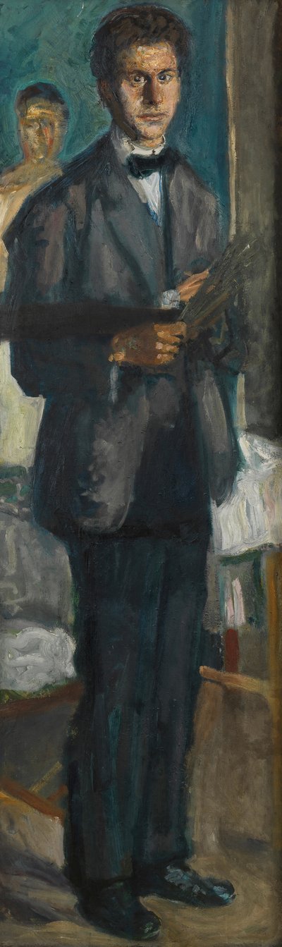 Autoportrait avec une palette - Richard Gerstl