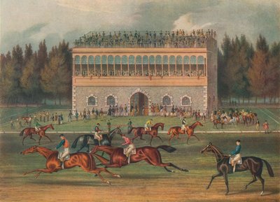 Tribune de Goodwood. Préparation au départ, 1836 - Richard Gibson Reeve