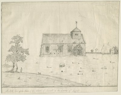 Farewell Church: dessin à la plume, nd [?fin 18e siècle] - Richard Greene