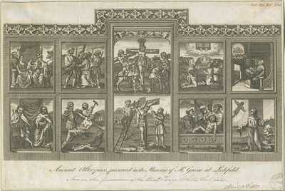 Lichfield - Ancien Autel: gravure, nd [vers 1785] - Richard Greene