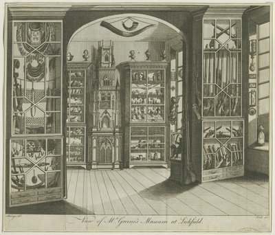 Lichfield - Musée de M. Greene : gravure, nd [XVIIIe siècle] - Richard Greene