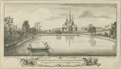 Cathédrale de Lichfield et Close - Vue de l