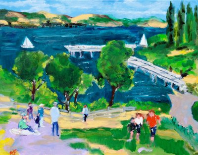 Jetée de Paradise Beach, Tiburon, Californie, 2021 - Richard H. Fox