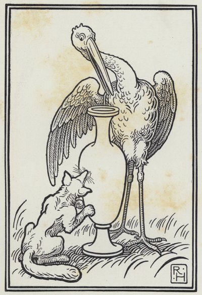Le Renard et la Cigogne - Richard Heighway