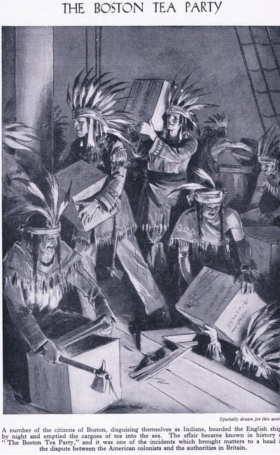 La Boston Tea Party, vers 1950 - Richard Henry Brock