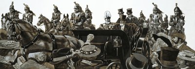 La foule a lancé des huées lorsque le roi Édouard a traversé Paris en voiture d